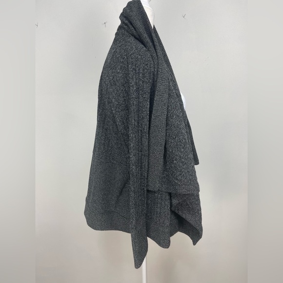 Athleta gray long sleeve wrap open front cardigan sweater women’s size XXS - Picture 4 of 13